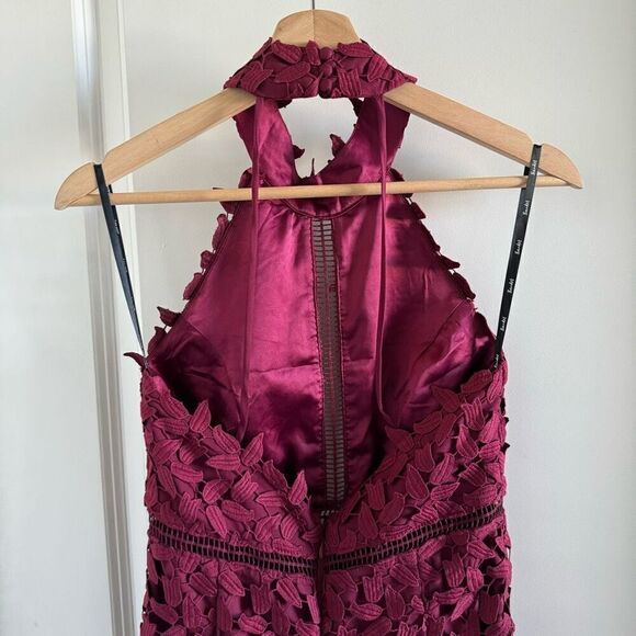 Bardot Gemma Dress Burgundy - Picture 9 of 13